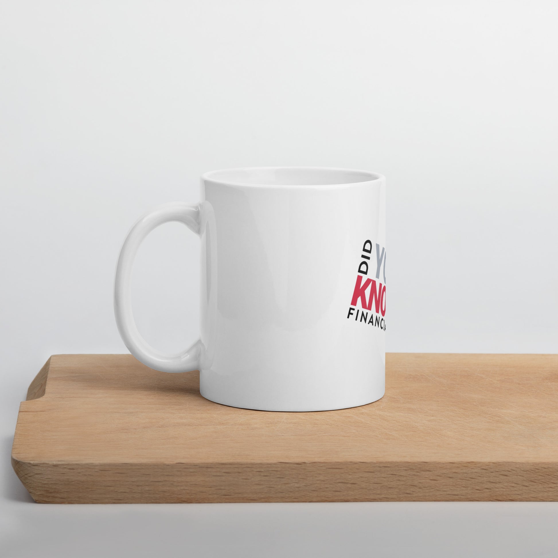 White DYKF Mug