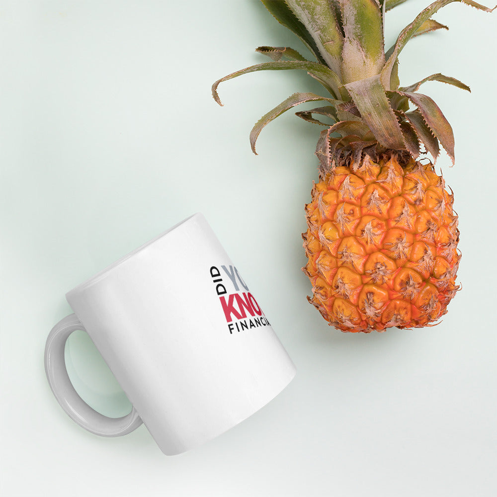 White DYKF Mug