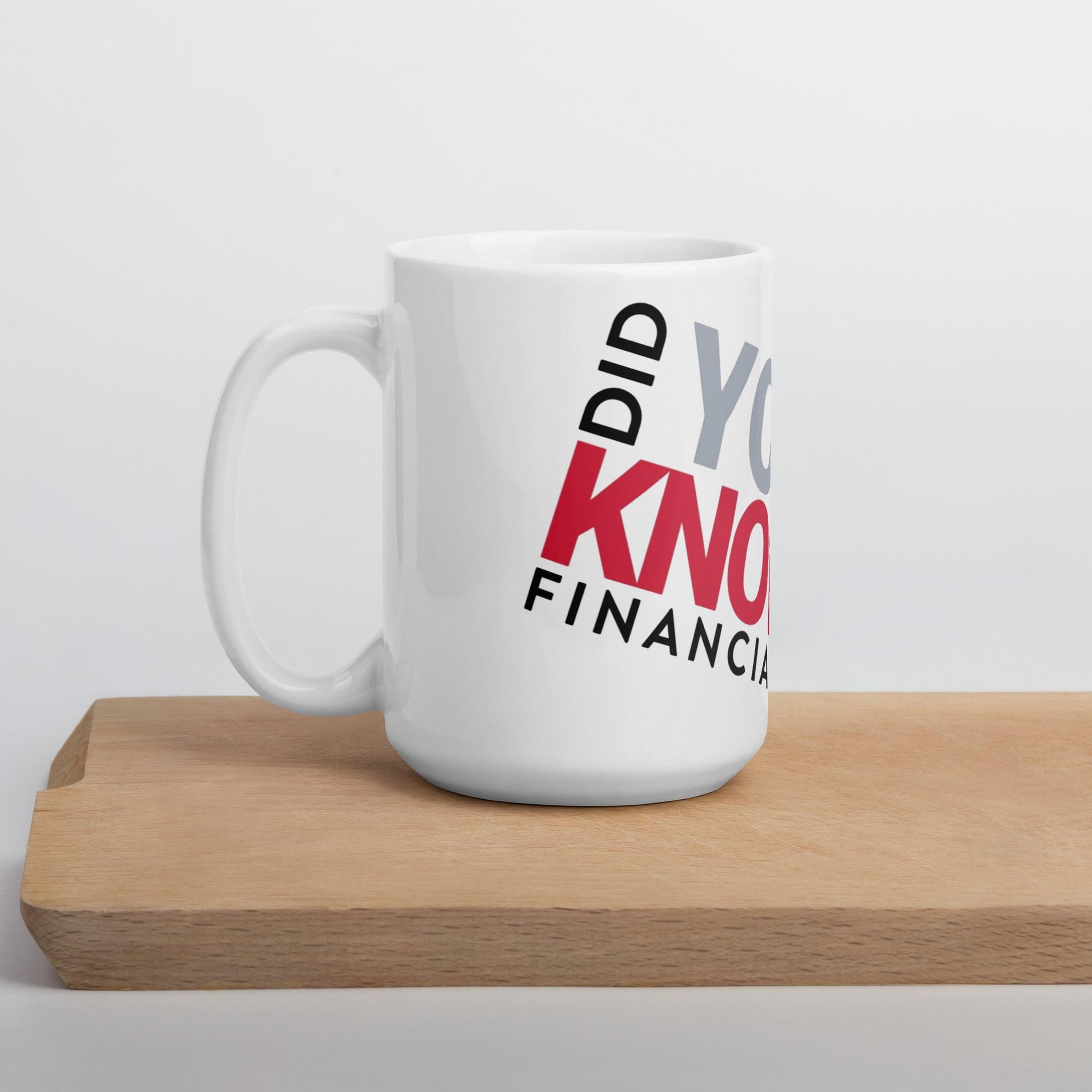 White DYKF Mug